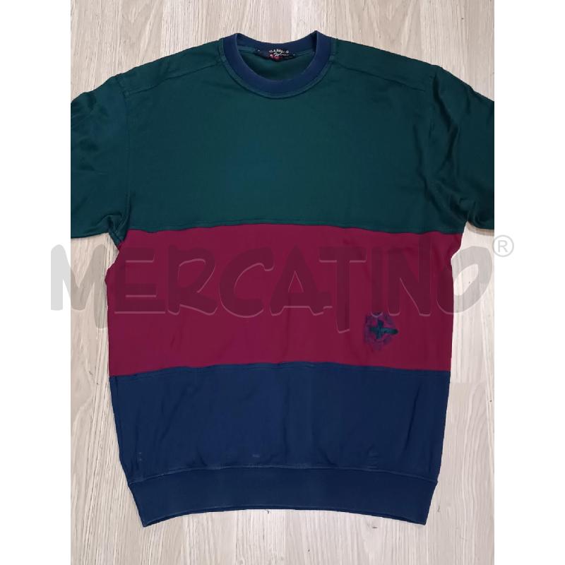 T SHIRT UOMO PAUL SHARK VERDE BORDEAUX BLU  | Mercatino dell'Usato Torino tenivelli 1