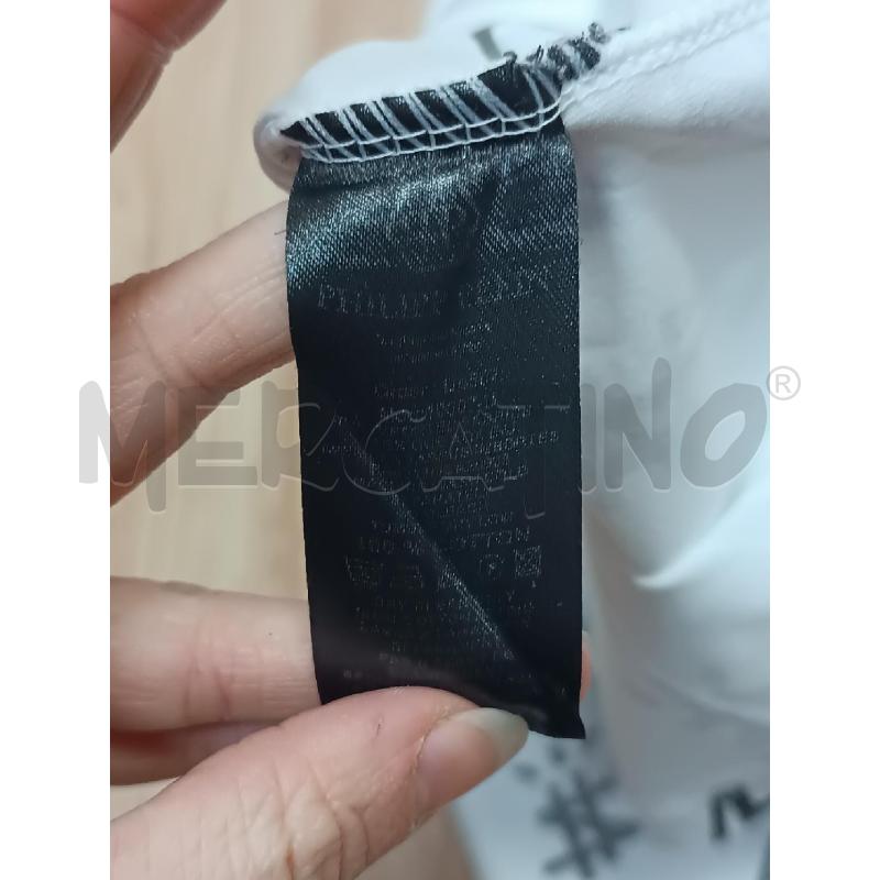 T SHIRT UOMO PHULIPP PLEIN BIANCO SCRITTA NERA  | Mercatino dell'Usato Torino tenivelli 4