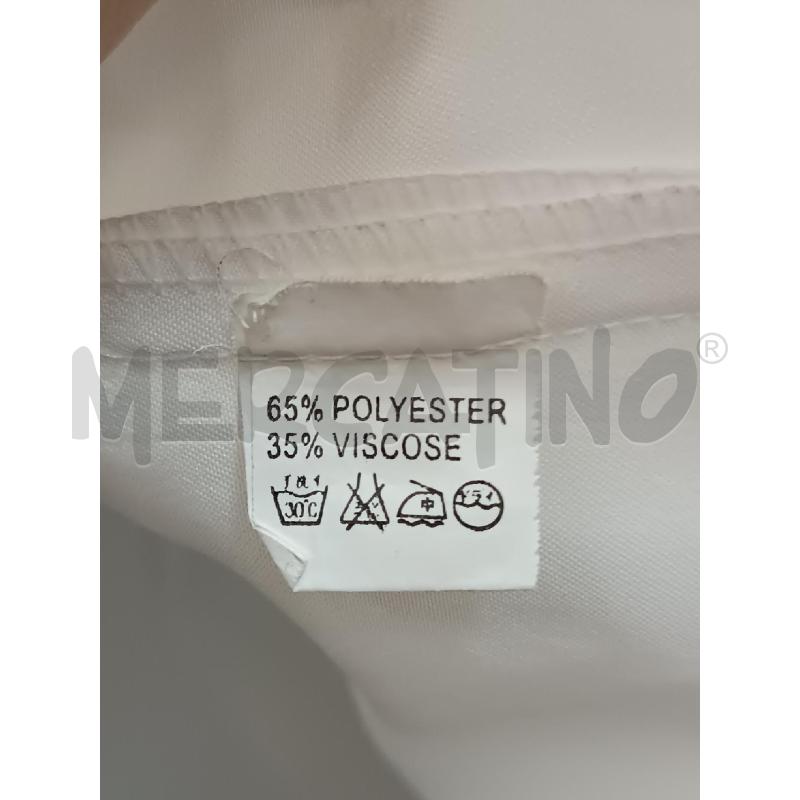 VESTITO BAMBINA BIANCO DA CEREMONIA RICAMO E PERLINE  | Mercatino dell'Usato Torino tenivelli 4