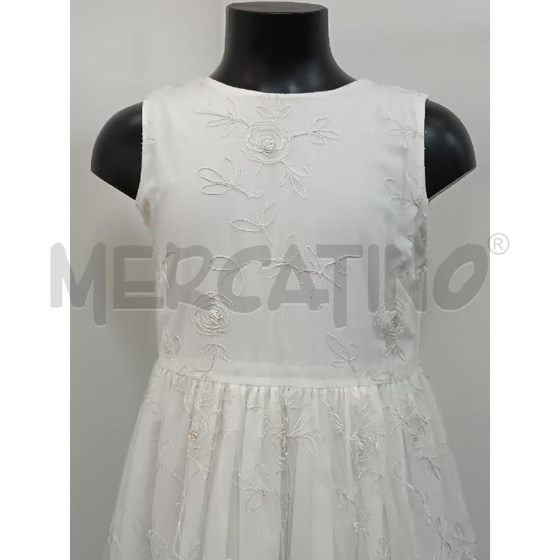 VESTITO BAMBINA LEZY BIANCO DA CEREMONIA  | Mercatino dell'Usato Torino tenivelli 2