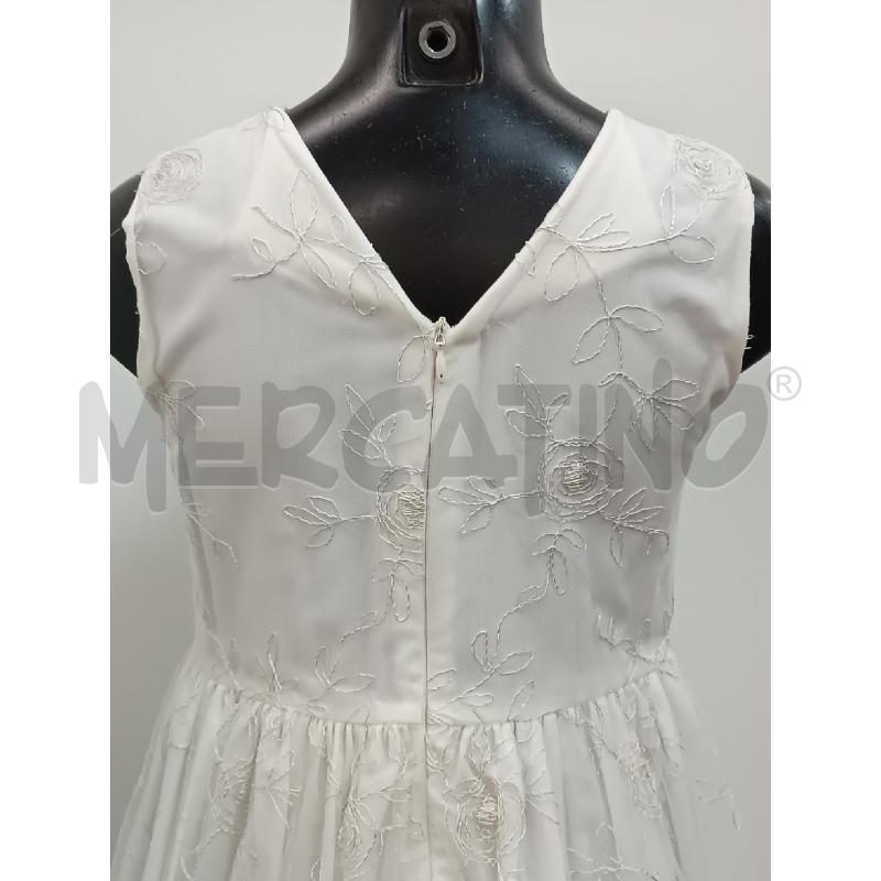 VESTITO BAMBINA LEZY BIANCO DA CEREMONIA  | Mercatino dell'Usato Torino tenivelli 5