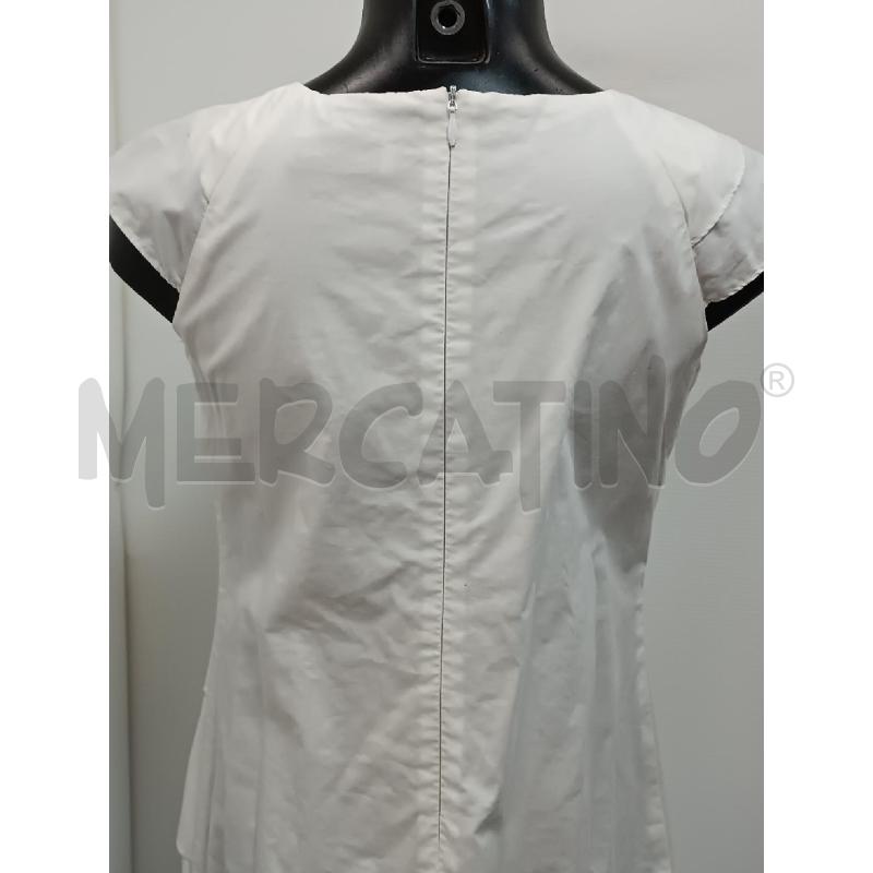 VESTITO BAMBINA TRU TRUSSARDI DA CEREMONIA BIANCO SMANCIATO  | Mercatino dell'Usato Torino tenivelli 3