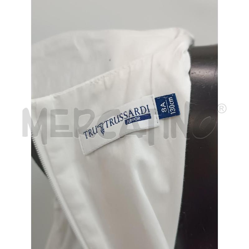 VESTITO BAMBINA TRU TRUSSARDI DA CEREMONIA BIANCO SMANCIATO  | Mercatino dell'Usato Torino tenivelli 4