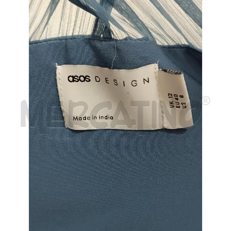 VESTITO DA CEREMONIA DONNA ASOS DESIGN CARTA DA ZUCCHERO DRAPE E PLISSETATO  | Mercatino dell'Usato Torino tenivelli 5