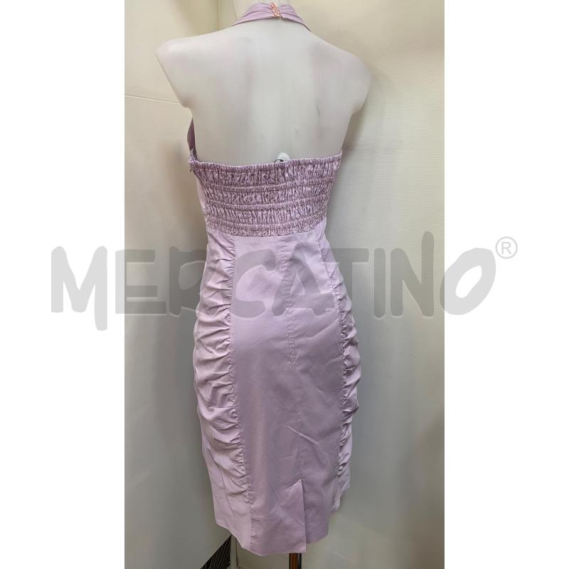 VESTITO DA CEREMONIA DONNA CASTELLANI LILLA CON STRASS | Mercatino dell'Usato Torino tenivelli 4