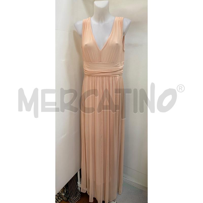 VESTITO DONNA AKE TULLE ROSA SMANICATO | Mercatino dell'Usato Torino tenivelli 1