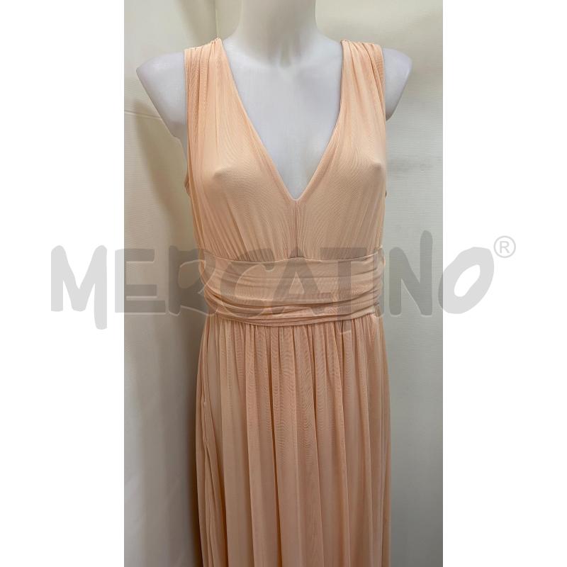 VESTITO DONNA AKE TULLE ROSA SMANICATO | Mercatino dell'Usato Torino tenivelli 2