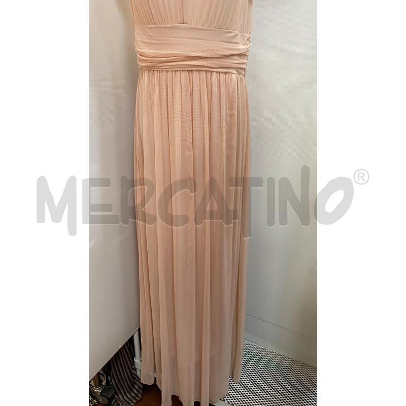 VESTITO DONNA AKE TULLE ROSA SMANICATO | Mercatino dell'Usato Torino tenivelli 3