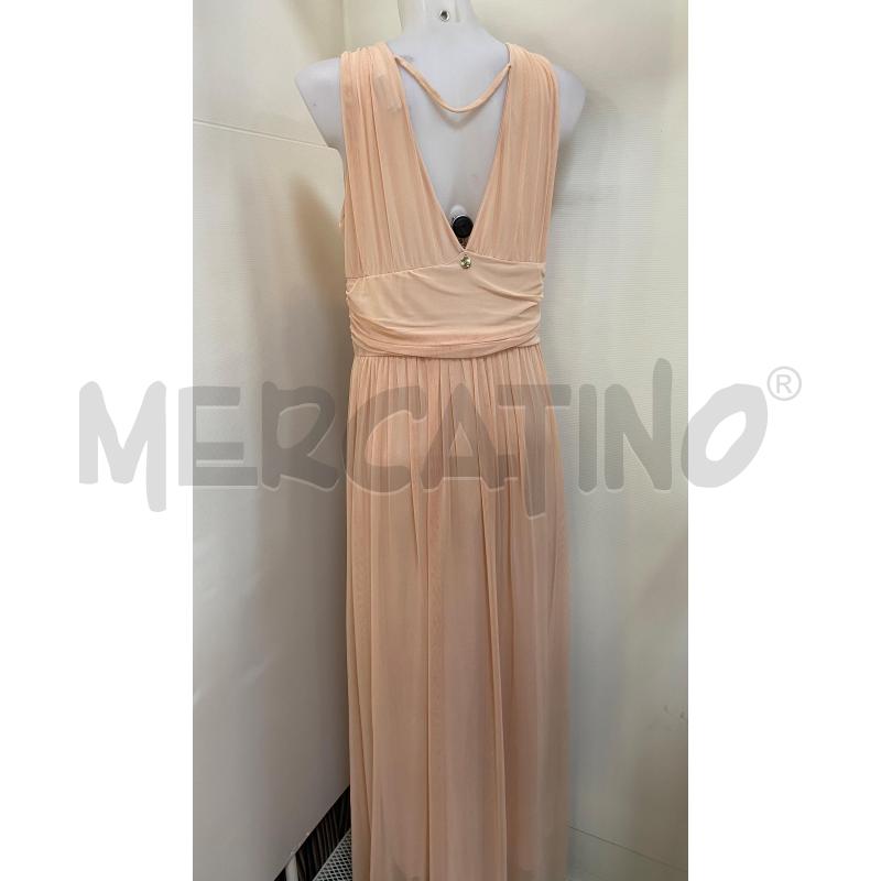 VESTITO DONNA AKE TULLE ROSA SMANICATO | Mercatino dell'Usato Torino tenivelli 4