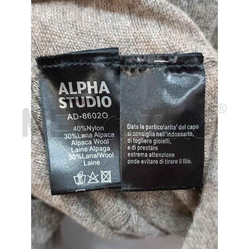 VESTITO DONNA ALPHA STUDIO DI MAGLIA MARRONE  | Mercatino dell'Usato Torino tenivelli 5