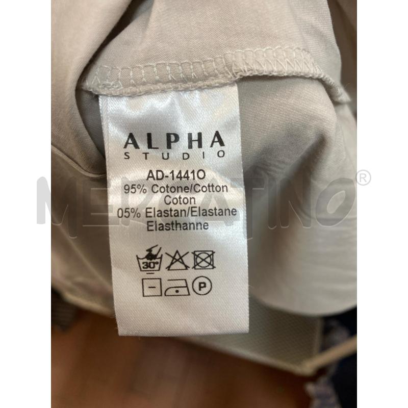 VESTITO DONNA ALPHA STUDIO MAGLINA GRIGIO CHIARO  | Mercatino dell'Usato Torino tenivelli 5
