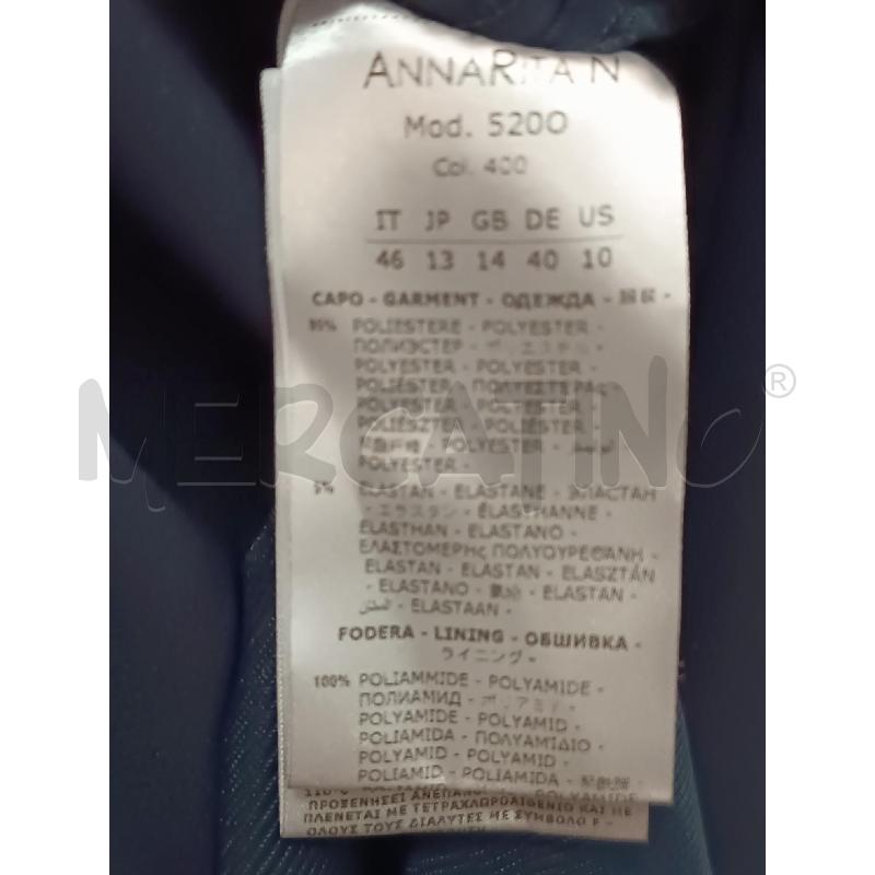 VESTITO DONNA ANNARITA N BLU SMANICATO  | Mercatino dell'Usato Torino tenivelli 4