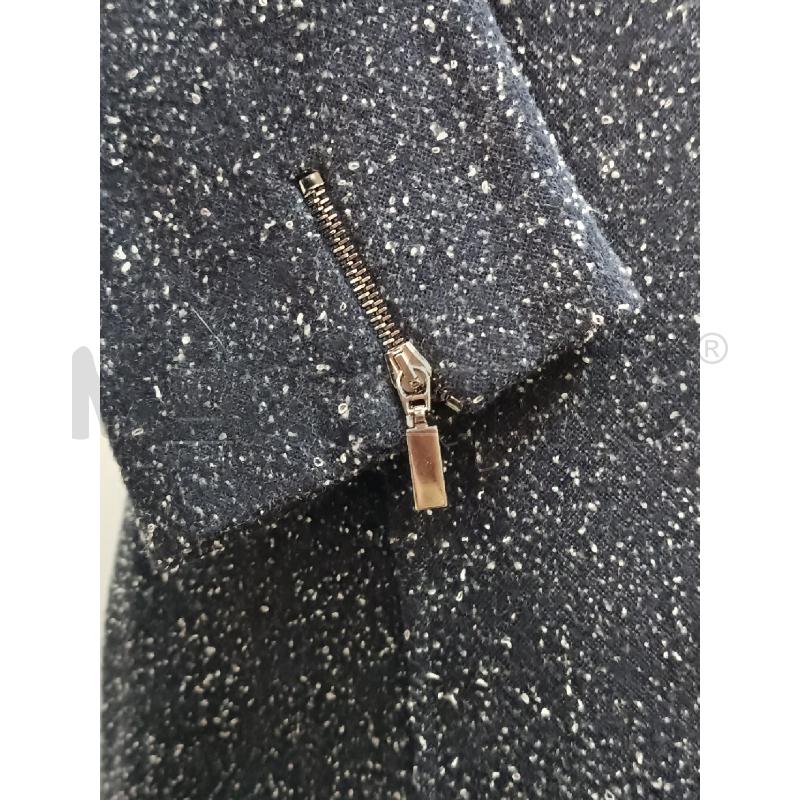 VESTITO DONNA ANTONELLI BLU PUNTINI BIANCHI | Mercatino dell'Usato Torino tenivelli 2