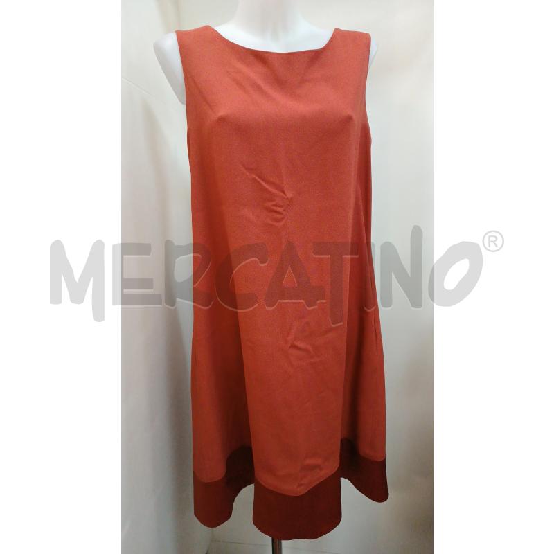 VESTITO DONNA ANTONELLI FIRENZE SMANICATO MATTONE  | Mercatino dell'Usato Torino tenivelli 1