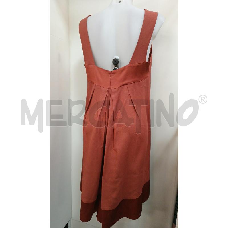 VESTITO DONNA ANTONELLI FIRENZE SMANICATO MATTONE  | Mercatino dell'Usato Torino tenivelli 2