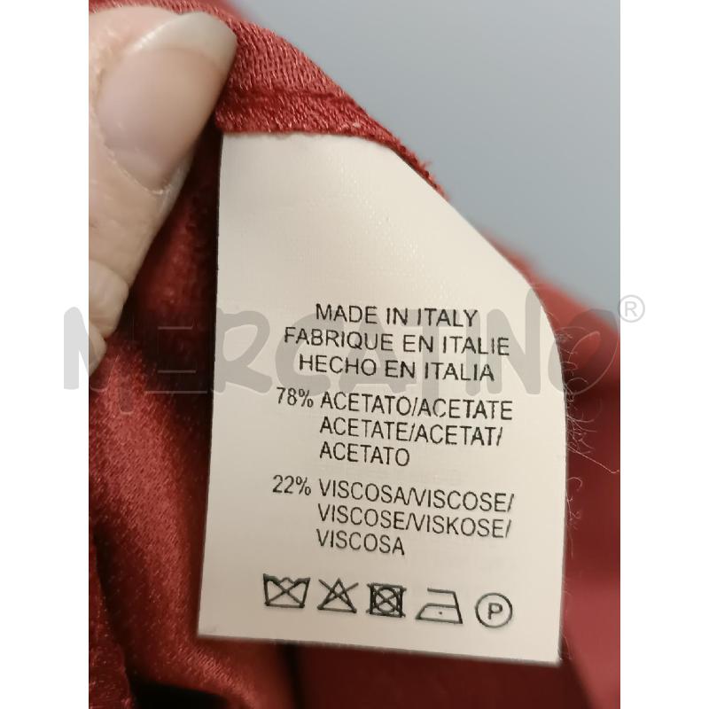 VESTITO DONNA ANTONELLI FIRENZE SMANICATO MATTONE  | Mercatino dell'Usato Torino tenivelli 4