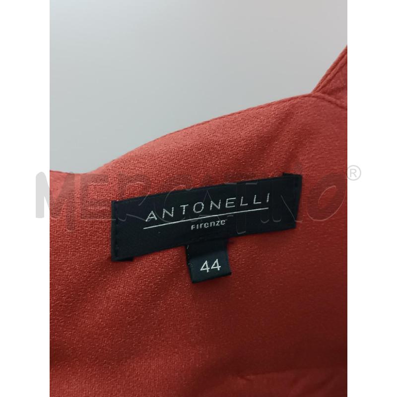VESTITO DONNA ANTONELLI FIRENZE SMANICATO MATTONE  | Mercatino dell'Usato Torino tenivelli 5