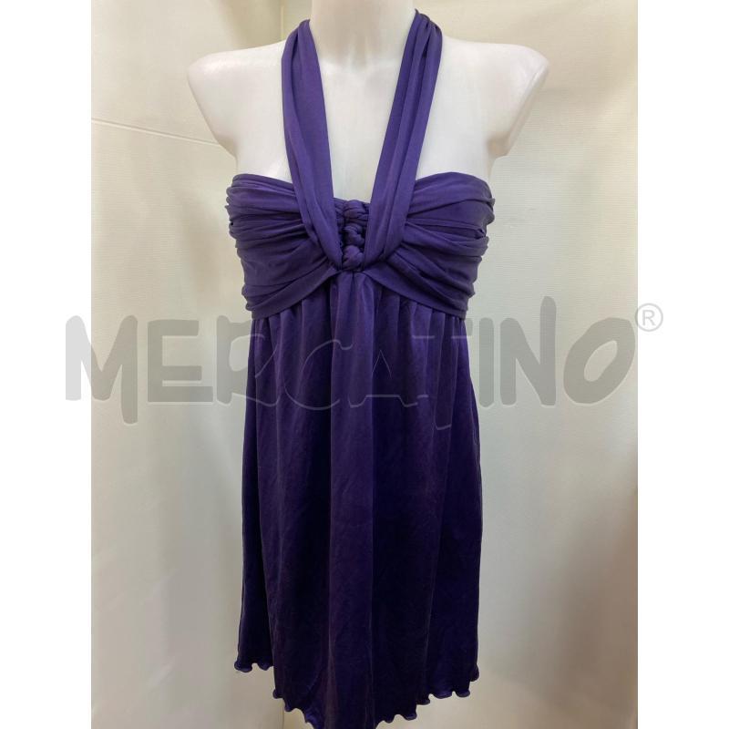 VESTITO DONNA ARMANI JEANS VIOLA FASCIA  | Mercatino dell'Usato Torino tenivelli 1