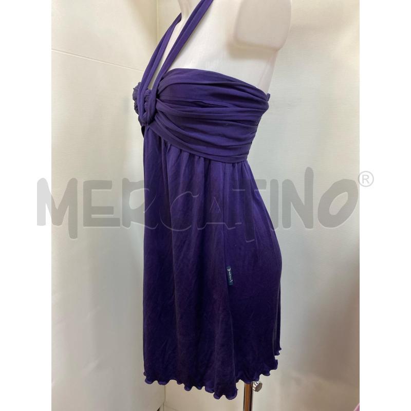VESTITO DONNA ARMANI JEANS VIOLA FASCIA  | Mercatino dell'Usato Torino tenivelli 2