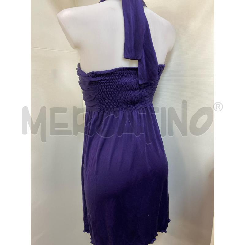 VESTITO DONNA ARMANI JEANS VIOLA FASCIA  | Mercatino dell'Usato Torino tenivelli 3