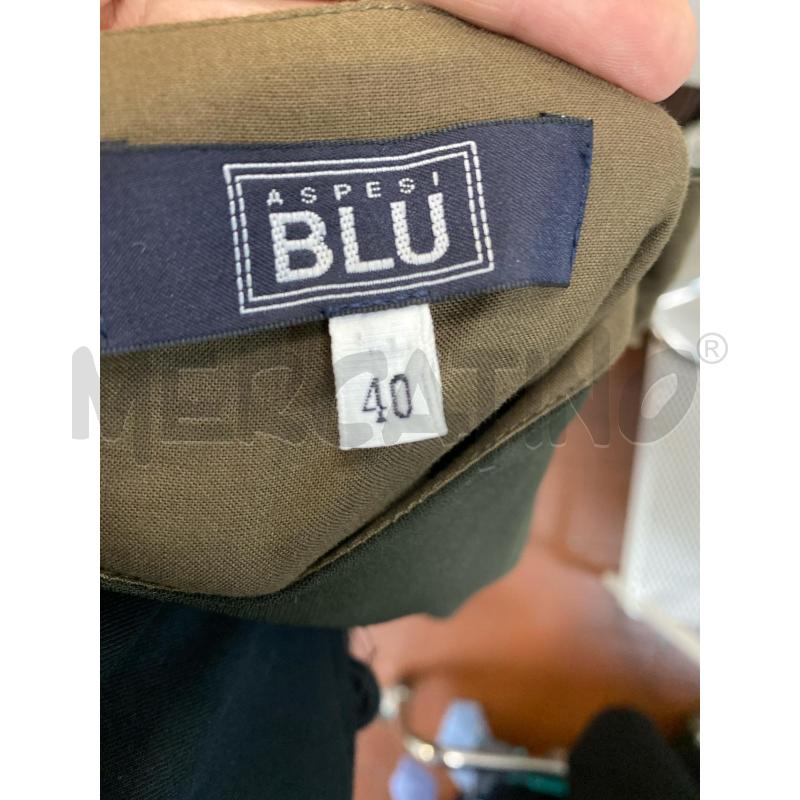 VESTITO DONNA ASPESI BLU SMANICATO VERDE  | Mercatino dell'Usato Torino tenivelli 5