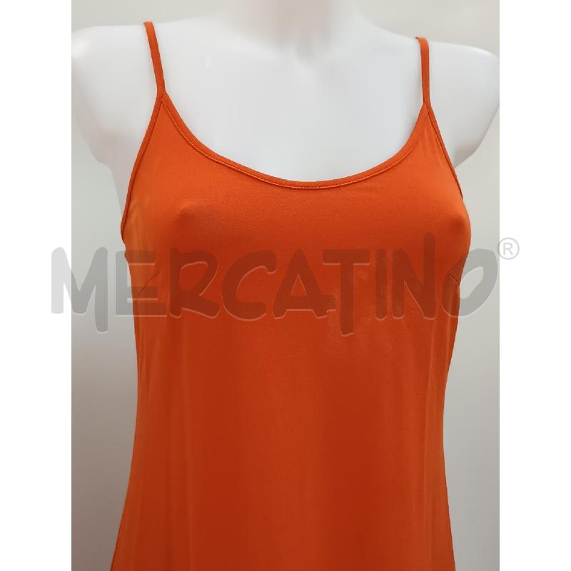 VESTITO DONNA BEATRICE F ARANCIONE SOTTOVESTE + VESTITO  | Mercatino dell'Usato Torino tenivelli 4