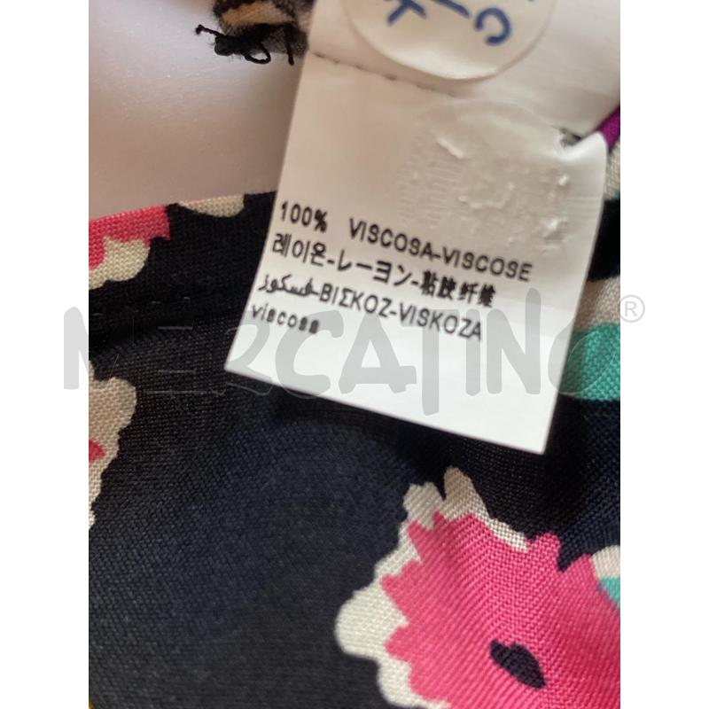 VESTITO DONNA BENETTON MULTICOLORI ROSA ARANCIONE VERDE NERO ... | Mercatino dell'Usato Torino tenivelli 5