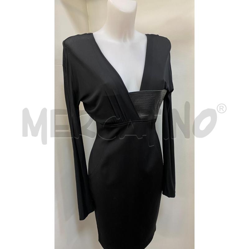 VESTITO DONNA BLUMARINE NERO FASCIA T.PELLE  | Mercatino dell'Usato Torino tenivelli 2