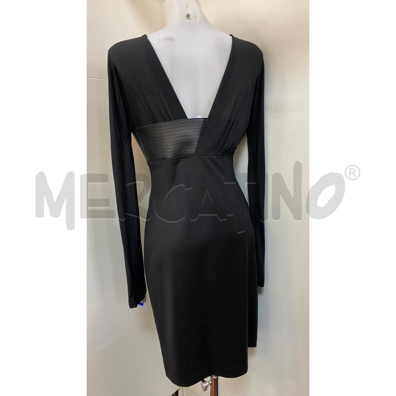 VESTITO DONNA BLUMARINE NERO FASCIA T.PELLE  | Mercatino dell'Usato Torino tenivelli 4