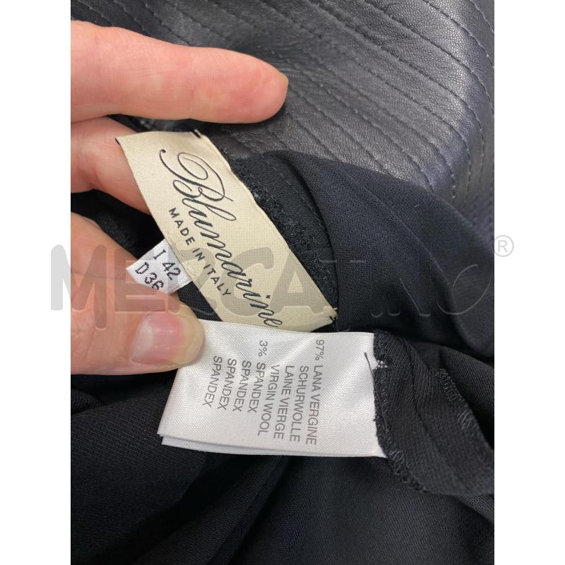 VESTITO DONNA BLUMARINE NERO FASCIA T.PELLE  | Mercatino dell'Usato Torino tenivelli 5
