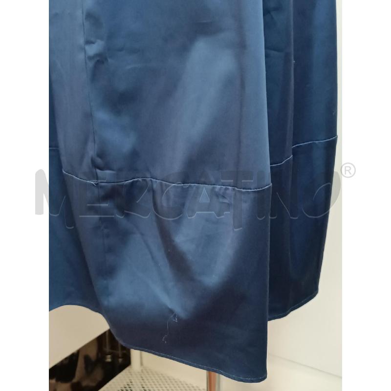 VESTITO DONNA BLU SMANICATO MADE ITALY TASCHE DAVANTI  | Mercatino dell'Usato Torino tenivelli 3