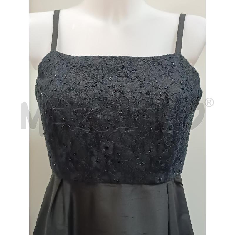 VESTITO DONNA CACHAREL NERO STRQASS E PIZZO BRETELLE  | Mercatino dell'Usato Torino tenivelli 2