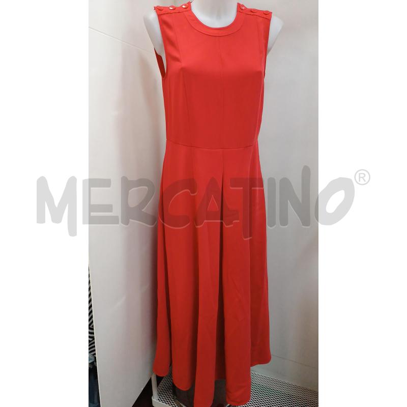 VESTITO DONNA CALVIN KLEIN ROSSO SMANICATO  | Mercatino dell'Usato Torino tenivelli 1