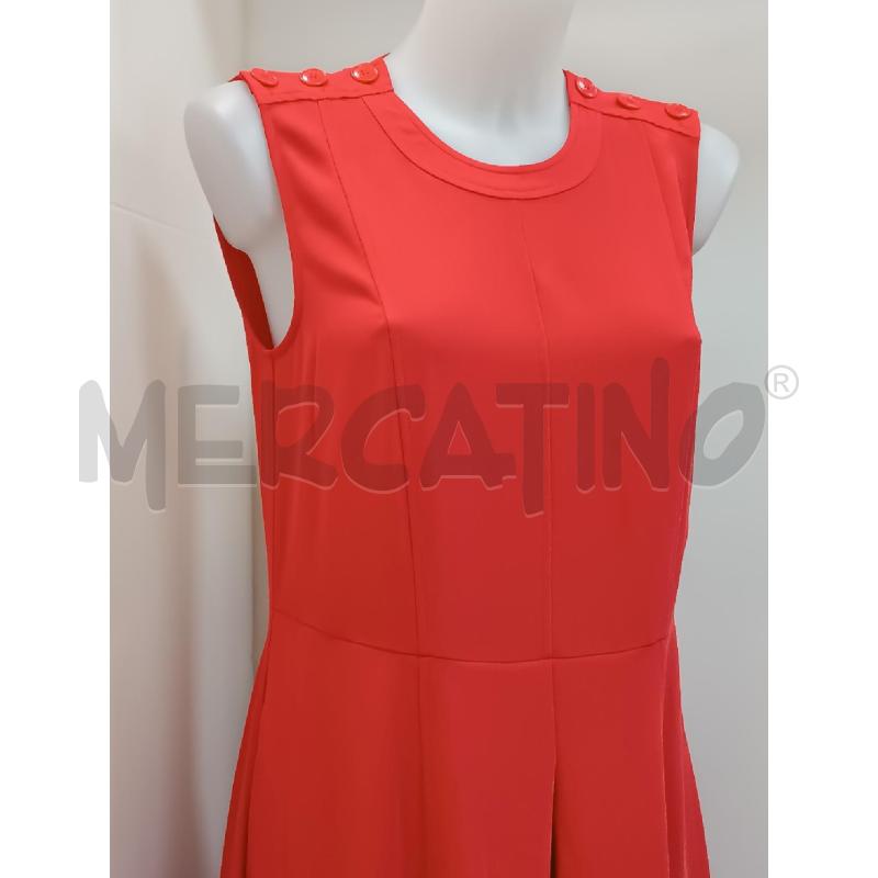 VESTITO DONNA CALVIN KLEIN ROSSO SMANICATO  | Mercatino dell'Usato Torino tenivelli 2