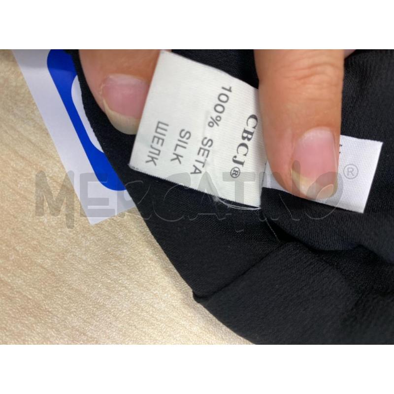 VESTITO DONNA CBCJ BRETELLE NERO BIANCO TULLE E RASO  | Mercatino dell'Usato Torino tenivelli 5