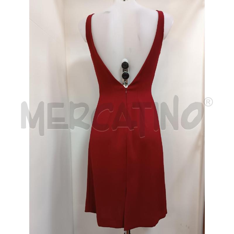VESTITO DONNA COCCAPANI BORDEAUX SMANICATO BRETELLE  | Mercatino dell'Usato Torino tenivelli 4