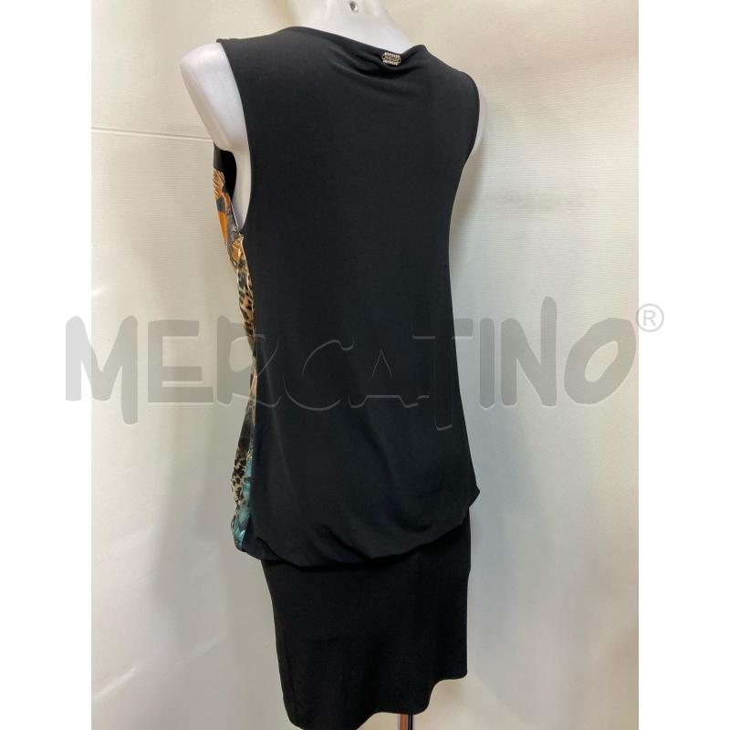 VESTITO DONNA COCONUDA SMANICATO FANTASIA MARRONE BEIGE ARANCIONE TURCHESE  | Mercatino dell'Usato Torino tenivelli 4