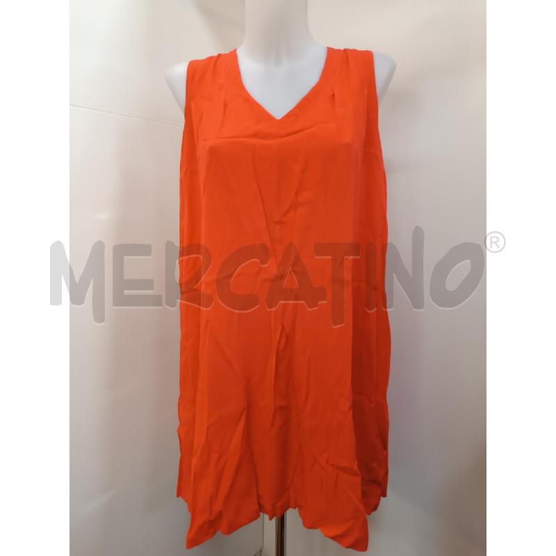 VESTITO DONNA COMPTOIR DES COTONNIERS ARANCIONE SMANICATO  | Mercatino dell'Usato Torino tenivelli 1