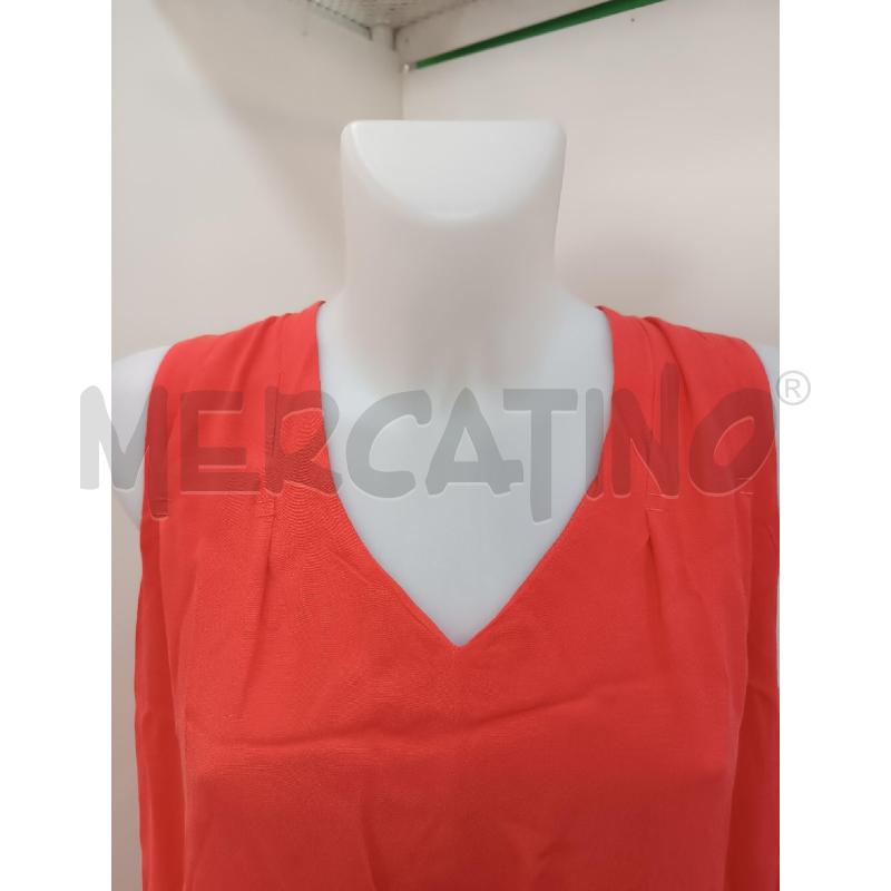 VESTITO DONNA COMPTOIR DES COTONNIERS ARANCIONE SMANICATO  | Mercatino dell'Usato Torino tenivelli 2