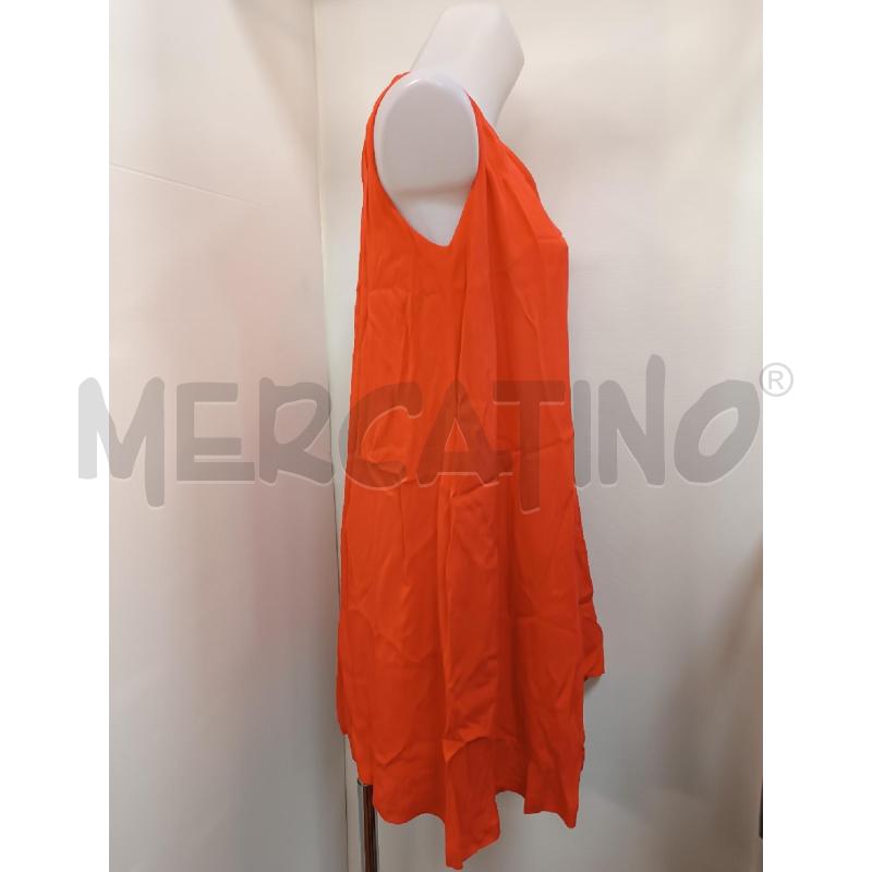 VESTITO DONNA COMPTOIR DES COTONNIERS ARANCIONE SMANICATO  | Mercatino dell'Usato Torino tenivelli 3