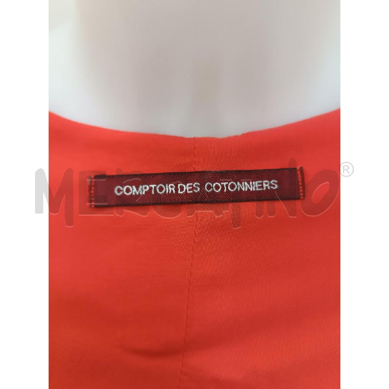 VESTITO DONNA COMPTOIR DES COTONNIERS ARANCIONE SMANICATO  | Mercatino dell'Usato Torino tenivelli 5
