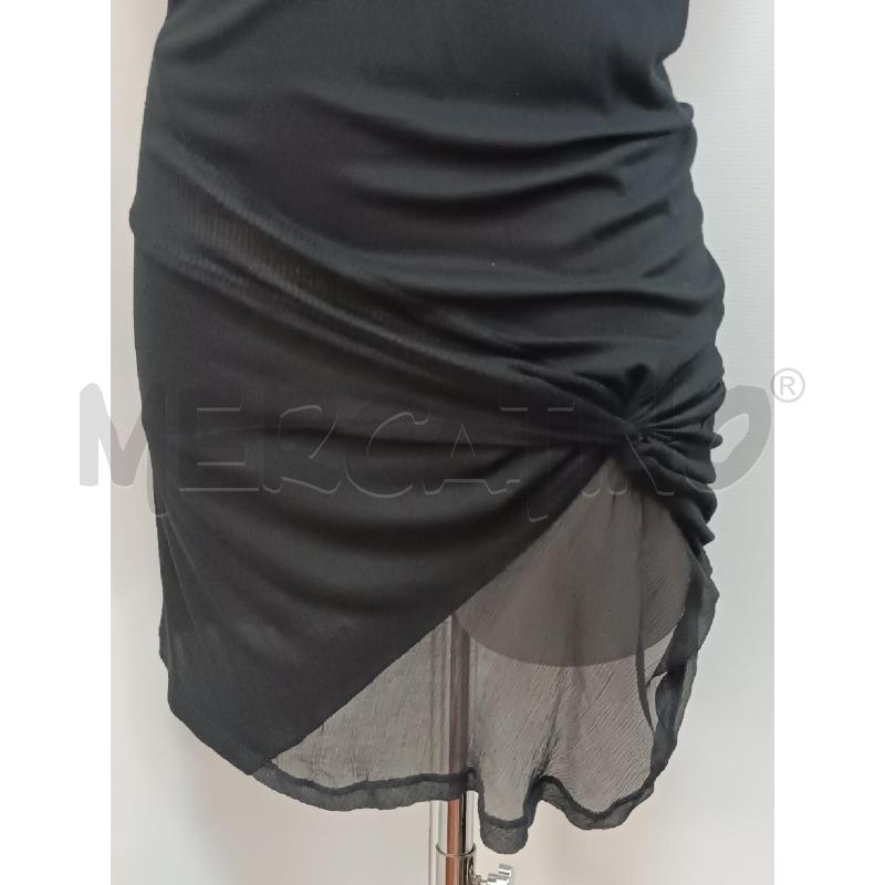 VESTITO DONNA COPRICOSTUME SMANICATO MAX&CO NERO INTRECCIO IN BASSO  | Mercatino dell'Usato Torino tenivelli 3