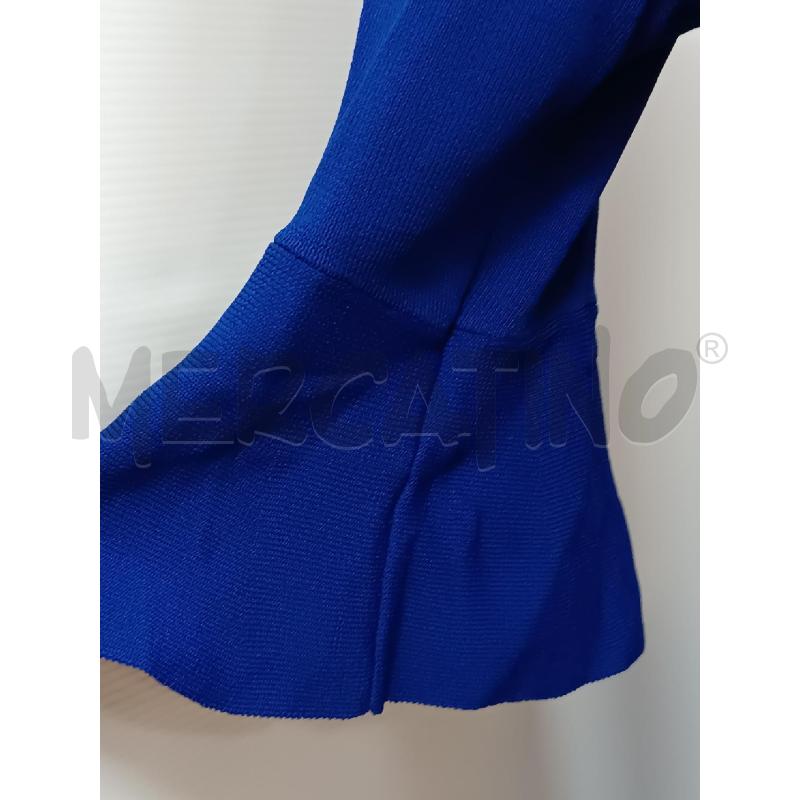 VESTITO DONNA COS DI MAGLIA BLU 1/2MANICA VOLANT | Mercatino dell'Usato Torino tenivelli 3
