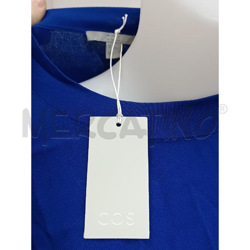 VESTITO DONNA COS DI MAGLIA BLU 1/2MANICA VOLANT | Mercatino dell'Usato Torino tenivelli 5