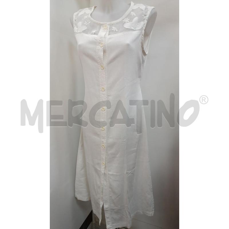 VESTITO DONNA DA LI PENG BIANCA SMANICATA MISTOLINO  | Mercatino dell'Usato Torino tenivelli 1