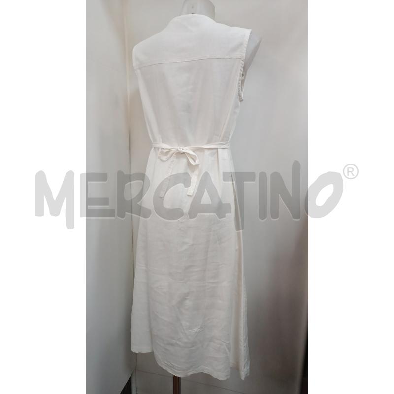 VESTITO DONNA DA LI PENG BIANCA SMANICATA MISTOLINO  | Mercatino dell'Usato Torino tenivelli 2