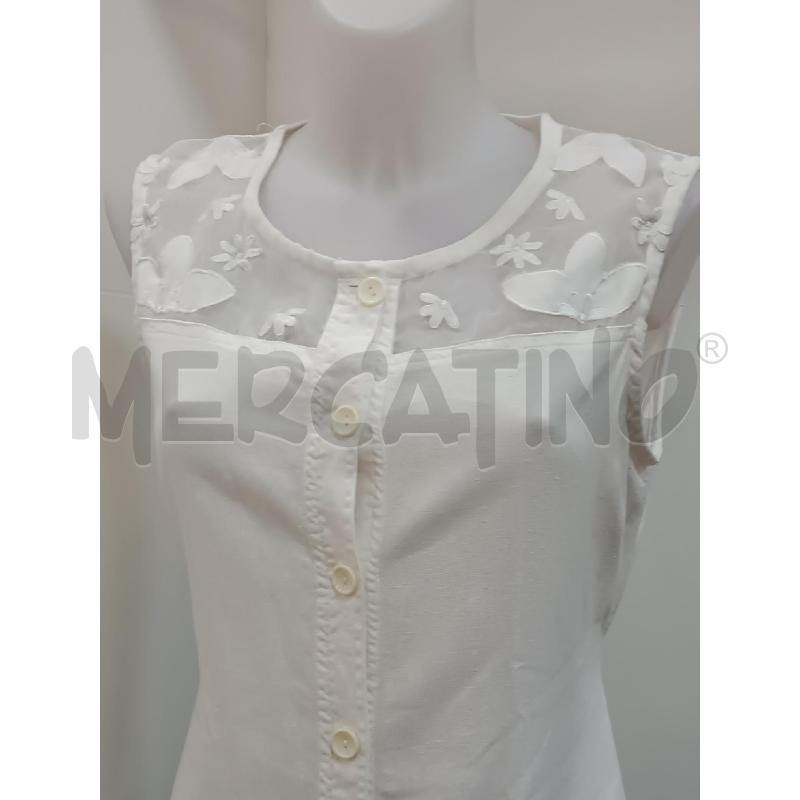 VESTITO DONNA DA LI PENG BIANCA SMANICATA MISTOLINO  | Mercatino dell'Usato Torino tenivelli 3