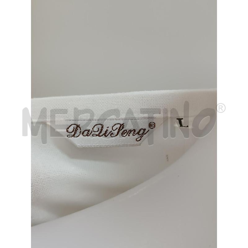 VESTITO DONNA DA LI PENG BIANCA SMANICATA MISTOLINO  | Mercatino dell'Usato Torino tenivelli 5