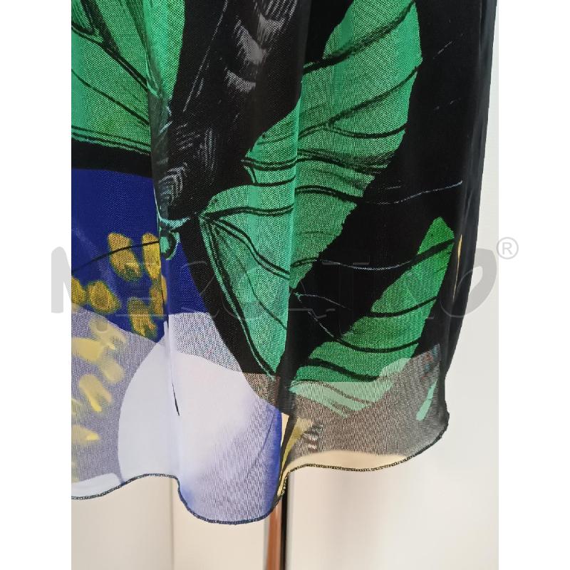 VESTITO DONNA DESIGUAL NERO SMANICATO FANTASIA FARFALLE  | Mercatino dell'Usato Torino tenivelli 3
