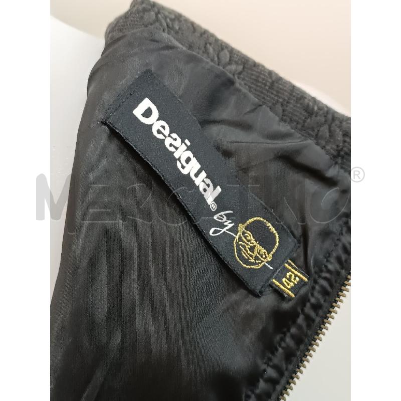 VESTITO DONNA DESIGUAL NERO SMANICATO TASCHE CON FANTASIA BIANCA  | Mercatino dell'Usato Torino tenivelli 4